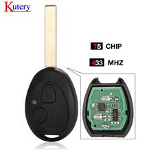 Kutery  2 Buttons Remote Car Key Shell for MG BMW Mini Cooper R53 R50 S for Land Rover 75 MG ZT 2002-2005 2024 - buy cheap