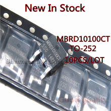 Novo diodo schottky original smd 10 fábricas mbrd10100ct 10100ct to-252 10a/100v smd 2024 - compre barato