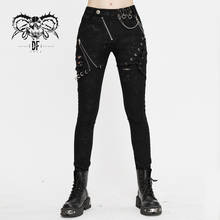 Pantalones ajustados de estilo Punk Rock para mujer, ropa de calle, moda de Diablo, para discoteca 2024 - compra barato