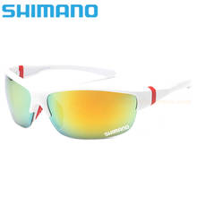 Shimano óculos de sol polarizado 2021, óculos masculino para ciclismo, pesca, equipamentos de pesca 2024 - compre barato