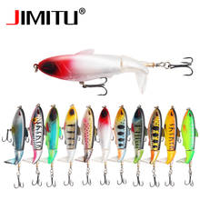 JIMITU Topwater popper lure 95 мм 18 г Isca искусственная рыба Аксессуары для рыбалки Мар whopper poppers спиннинг Щука приманка-карандаш visspullen 2024 - купить недорого