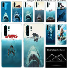 Роскошный мягкий силиконовый чехол Horror whale shark для huawei NOVA 3 3i 5 5i P20 P30 Pro P9 P10 P8 Lite 2017 P Smart Z Plus 2019 чехол 2024 - купить недорого