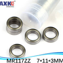 AXK Factory direct sale MR117 SMR117 Z 7*11*3 mm high-quality Miniature stainless steel bearing 440C material 10 pcs/lot 2024 - buy cheap