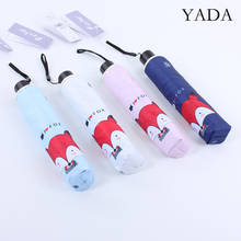 YADA-paraguas con diseño de zorro para hombre y mujer, sombrilla de dibujos animados, resistente a la lluvia, a la luz del sol, YD200316, 2020 2024 - compra barato
