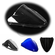 Motorcycle Dual Bubble Windshield Windscreen For Suzuki GSXR600 GSXR 750 2008-2010 2024 - buy cheap