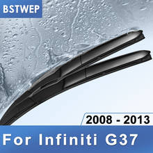 BSTWEP гибридные щетки стеклоочистителя для Infiniti G37 подходящие крюковые рукоятки 2024 - купить недорого