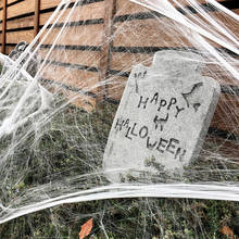 Halloween Scary Party Stretchy Spider Web Spider Haunted House Bar Props for Halloween Party Scene Props Decoration Supplies 2024 - buy cheap