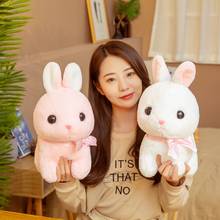 Hot 35cm/45cm Big Fat Rabbit Plush Animals Toys Stuffed Bunny Pink/White Rabbit Soft Toys Baby Kids Sleep Toys Birthday Gifts 2024 - buy cheap
