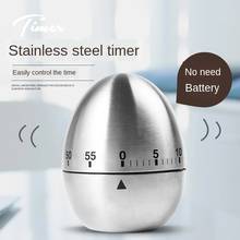 Mechanical Dial Cooking Kitchen Timer Alarm 60 Minutes Stainless Steel Kitchen Cooking Tools Kitchen Egg Timer 2024 - buy cheap