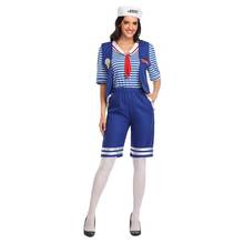 Stranger Things 3 Cosplay Costume Robin Scoops Ahoy Costume Sailor Uniform Suit For Girls Women Halloween Carnival Costumes 2024 - buy cheap