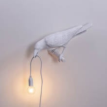 Bird Desk Table Night Bedside Led Wall Light Fixture Resin Wall Sconce Lamp Bedroom Light Nordic Led Wall Lamp for Home Deco 2024 - buy cheap