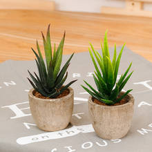 Mini Artificial Succulent Plastic Artificial Bonsai Plants Fake Decorative Ball Plants Simulation Mini Plants for Home Decor 2024 - buy cheap
