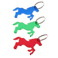 Horse Pattern Bottle Opener Key Ring Keychain Bag Pendent Novelty Gift 2024 - buy cheap