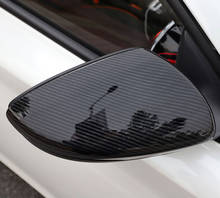 2 uds MG MG6 2017-2018 espejo retrovisor cubierta decorativa diseño de fibra de carbono 2024 - compra barato