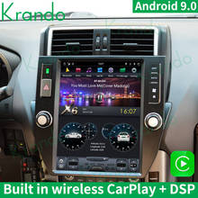 Krando-central multimídia automotiva, sistema android 8.1, 12.1 polegadas, para toyota musculação, rádio automotivo estéreo, android 150, 2014 a 2017 2024 - compre barato