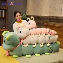 1pc 100CM Lovely Caterpillar Plush Toys Cute Stuffed Soft Animal Pillow for Children Kids Sleeping Cushion Cartoon Birthday Gift 2024 - buy cheap