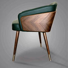 Nordic wood-cadeiras para sala de jantar, assento dobrável, de madeira sólida, tecido de couro, com encosto 2024 - compre barato