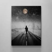 Modular Canvas A Child Ball Black New Style Painting Home Decor Pictures Modern Printed Poster For Living Room Wall Art Frame 2024 - buy cheap