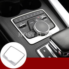 For Audi A4 B9 Inner Center Console Multimedia Button Frame Trim Cover 2016-2020 1pcs Car Accessories Interior Car Decor 2024 - buy cheap