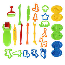Colorido molde de plasticina crianças brinquedos conjunto massa plasticina diy ferramentas conjunto brinquedo educacional modelagem kit argila brinquedos casa 2024 - compre barato
