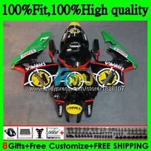 Carenagens para honda cbr 600rr, 600f5, 600cc, f5, verde, preta, 03, 04, 108bs.31, cbr600rr, cbr600f5, cbr 600, cbr600 rr, 2003 e 2004 2024 - compre barato