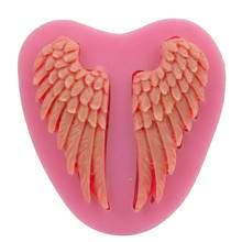 Angel Wings Silicone Fondant Cake Mold Cake Decoration Mold DIY Candy Chocolate Sugarcraft Ice Pastry Baking Tool Mould 2024 - buy cheap