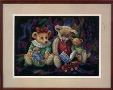 MM cross stitch kits  Counted Cross Stitch Kit Storytime Bears Bear Story Time dim 35081 2024 - buy cheap