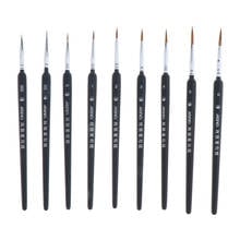 9pcs Paint Brush Set Professional Extra Fine Detail Art Oil Painting Brushes 2024 - buy cheap