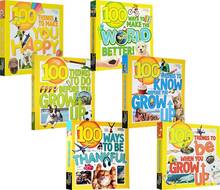 Libro de 6 libros de "Nacional Geographic" para niños, 100 cosas a 100 formas de imagen, libro de educación temprana en inglés, librería para niños 2024 - compra barato