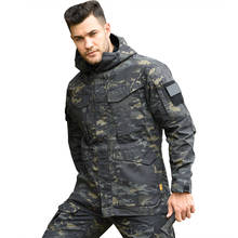 Тактические Куртки M65, ветровка, походная куртка для кемпинга, куртка с капюшоном, пальто, армейская водонепроницаемая одежда с несколькими ... 2024 - купить недорого