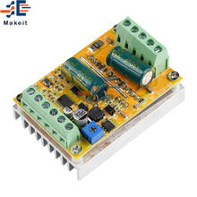 C.c. 6.5-50v 380w bldc 3-fase sem escova hallless placa de acionamento do motor da c.c. pwm entrada de sinal plc 0-5v módulo de controlador de velocidade analógica 2024 - compre barato