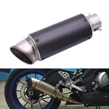 Exhaust Pipe Motorcycle Muffler Escape Carbon Fiber Exhaust DB Killer For SUZUKI BURGMAN 650 400 125 200 250 GSXR 600 750 1000 2024 - buy cheap