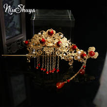 NiuShuya Handmade Classical Pearl Hair Clasp Decor Chinese Traditional Style Hair Sticks Pins Picks Hairpin H 2024 - buy cheap