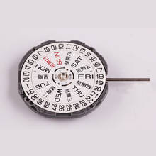 Часы Аксессуары для перемещения новый японский механизм VJ33B три pin двойной календарь окно кварцевый механизм без батареи 2024 - купить недорого