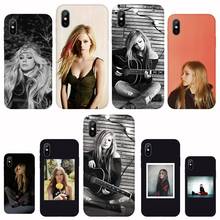 Avril Lavigne-funda de teléfono para iphone, 12, 5, 5s, 5c, se, 6, 6s, 7, 8 plus, x, xs, xr, 11 pro max 2024 - compra barato