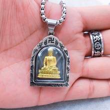 Special Offer Thailand Buddha card Greco-Buddhist pocket travel efficacious talisman Omnipotent Buddha Mantra Pendant Amulet 2024 - buy cheap