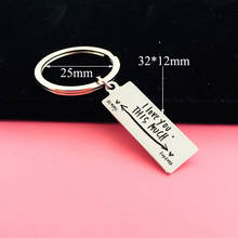I Love You This Much Always To Forever Small Cute Personalized Fashion Stainless Steel Three-color To Choose Couple Mothers Gift 2024 - buy cheap