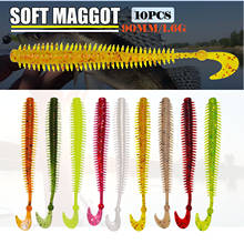 10Pcs/lot 90mm Soft Baits Shad Soft Lure For Fishing Lure Bait Curved Tail bass River Catfish Jig Carp Silicone Wobblers Fish 2024 - buy cheap