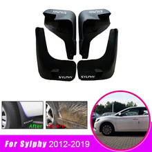 4pcs Car Rear Front Mud Splash Guards Fender Flares Mud Flaps for Nissan Almera G11 Russia Version/Sylphy 2012-2019 2024 - buy cheap