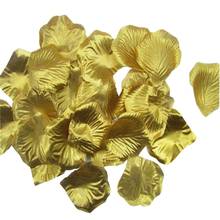1000pcs (100pcs * 10 packs) ouro artificiais de Seda Pétalas de Rosa festa de Natal decoração 2024 - compre barato