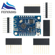 Wemos D1 Mini V3.0.0 WIFI Интернет вещей Плата развития ESP8266 CH340 CH340G 4MB для Arduino Nodemcu V2 MicroPython 2024 - купить недорого