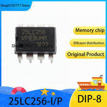 2 pces-20 pces original novo autêntico 25lc256-i/p dip-8 25lc256 dip8 chip de memória 2024 - compre barato