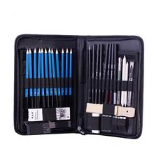 36/40Pcs Drawing Pencil Sketch Painting Canvas Bag Charcoal Earser Knife Set Christmas Gift for Kid Drawing Beginner Sketch 2024 - buy cheap