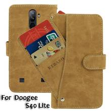 Vintage Leather Wallet Doogee S40 Lite Case 5.5" Flip Luxury Card Slots Cover Magnet Stand Phone Protective Bags 2024 - buy cheap