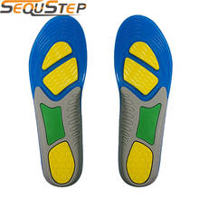 Super macio silicone gel palmilhas para sapatos de absorção de choque almofada almofadas de sapato palmilhas de amortecimento calçados esportivos para tênis de corrida de atletismo 2024 - compre barato