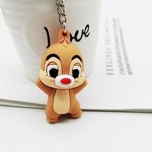 FREE SHIPPING BY DHL 100pcs/lot 2019 New Cute Squirrel Keychains Soft Rubber Squirrel Keyrings for Gifts 2024 - buy cheap