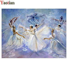 DIY diamond embroidery Ballet Dancer Girls full square round diamond painting cross stitch kit 5D mosaic sticker wall decoration 2024 - buy cheap