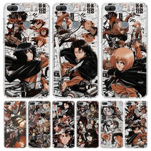 Attack on Titan Hot Anime Cover Phone Case For Huawei Y5 Y6 Y7 Y9 Honor 10 Lite 9 9X 8A Pro 8S 8X P Smart Z 2019 7A 7X 20 10i 2024 - buy cheap