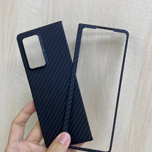 Real Carbon Fiber Shockproof Case For Samsung Galaxy Z Fold 2  Aramid Ultra-thin Matte Black Phone Cover Coque Funda Capa 2024 - buy cheap