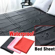PVC Plastic Adult Sex Bed Sheets Sexy Game Vinyl Waterproof Hypoallergenic Mattress Cover Full Queen King Bedding Sheets 2024 - buy cheap